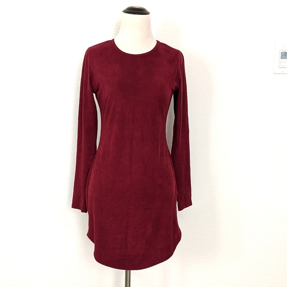 Windsor Wine Velvet Dress Medium - Picture 2 of 6